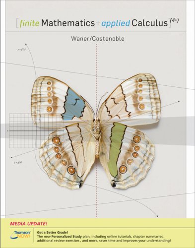Finite Mathematics and Applied Calculus, Enhanced Review Edition (with CengageNOW 2Semester and Personal Tutor Printed Access C,Used