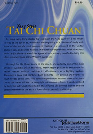 Yang Style Tai Chi Chuan (Unique Literary Books Of The World),Used