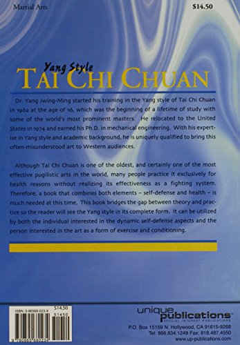 Yang Style Tai Chi Chuan (Unique Literary Books Of The World),Used