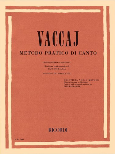 Metodo Practico: MezzoSoprano/Baritone  Book/CD,Used
