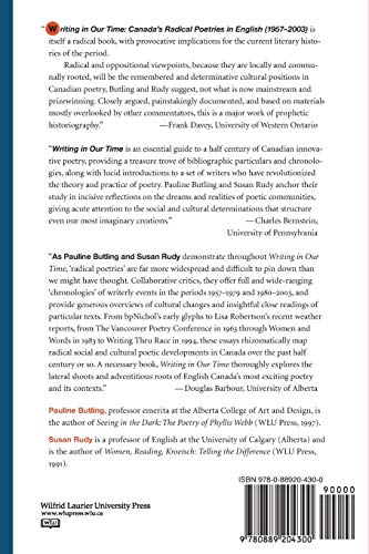 Writing in Our Time: Canadas Radical Poetries in English (19572003),Used