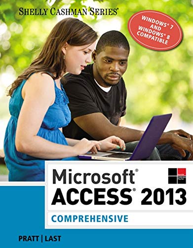 Microsoft Access 2013: Comprehensive (Shelly Cashman Series),Used