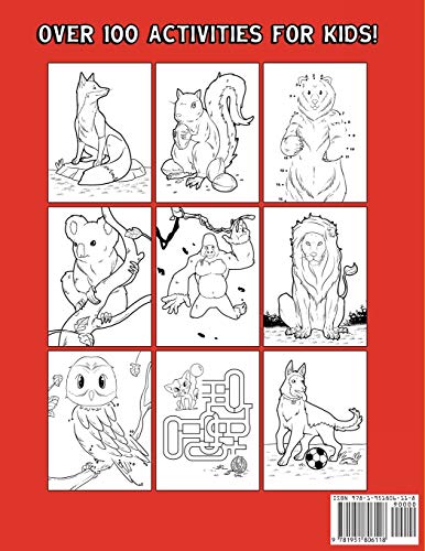 100+ Fun Activities for Clever Kids: Coloring, Mazes, Puzzles, Crafts, Dot to Dot, and More for Ages 48,Used