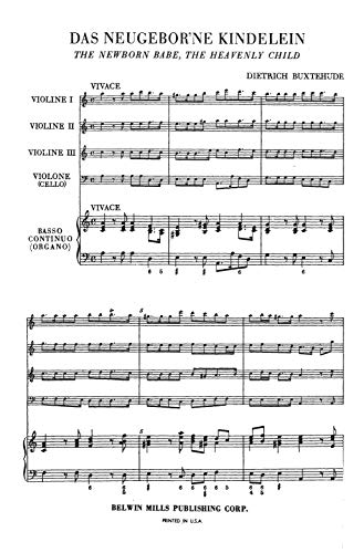 Das Neugebor'ne Kindelein: SATB (German Language Edition), Full Score (Kalmus Edition) (German Edition),Used