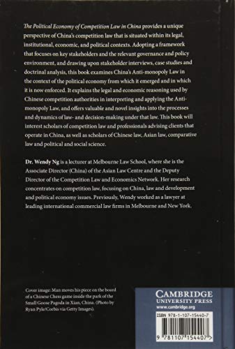 The Political Economy of Competition Law in China,Used