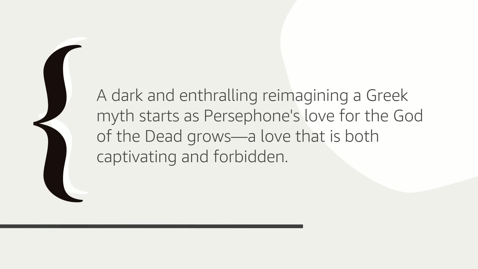 A Touch Of Darkness (Hades X Persephone Saga, 1)