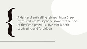 A Touch Of Darkness (Hades X Persephone Saga, 1)