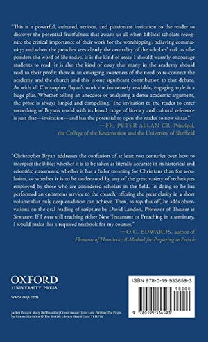 Listening to the Bible: The Art of Faithful Biblical Interpretation,Used