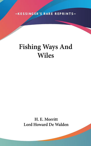 Fishing Ways And Wiles,New