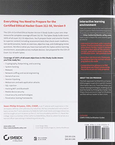 Ceh V9: Certified Ethical Hacker Version 9 Study Guide,Used