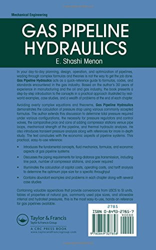 Gas Pipeline Hydraulics,Used