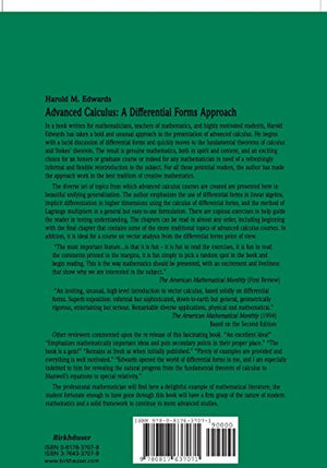 Advanced Calculus: A Differential Forms Approach,Used