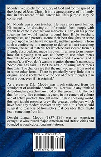 The Life of Dwight L. Moody,Used