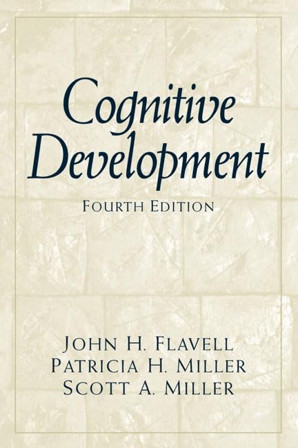 Cognitive Development (4Th Edition),New