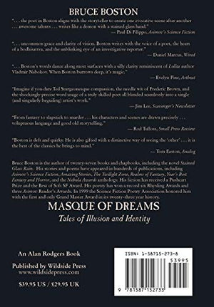 MASQUE OF DREAMS: Tales of Illusion and Identity (hardcover),Used