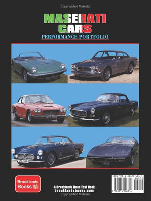 MASERATI PERFORMANCE PORTFOLIO 19571970: Road Test Book,Used