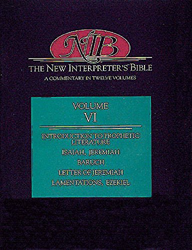 The New Interpreter's Bible: General Articles & Introduction, Commentary, & Reflections for Each Book of the Bible Including the,Used