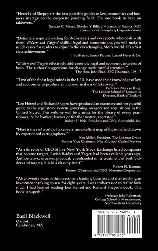 Bidders And Targets: Mergers And Acquisitions In The U.S.,Used