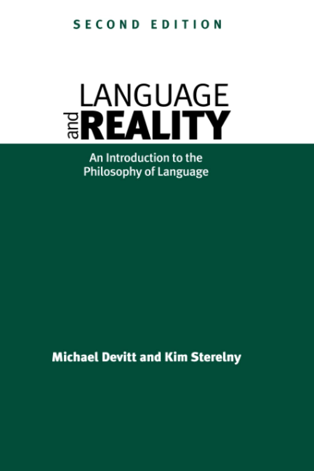 Language and Reality  2nd Edition: An Introduction to the Philosophy of Language,Used