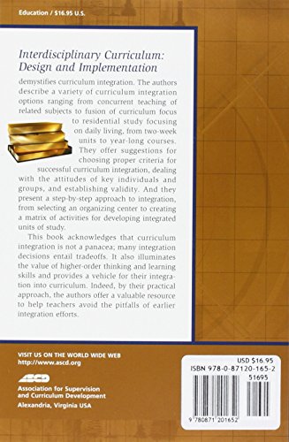 Interdisciplinary Curriculum: Design and Implementation,New