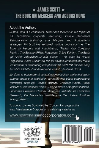 The Book on Mergers and Acquisitions (New Renaissance Series on Corporate Strategies),Used
