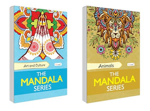 Animals And Art & Culture - The Mandala Series :- Adult Colouring Book Gift For Adults, Ideal For Stress Relieving, Relaxing & Meditation