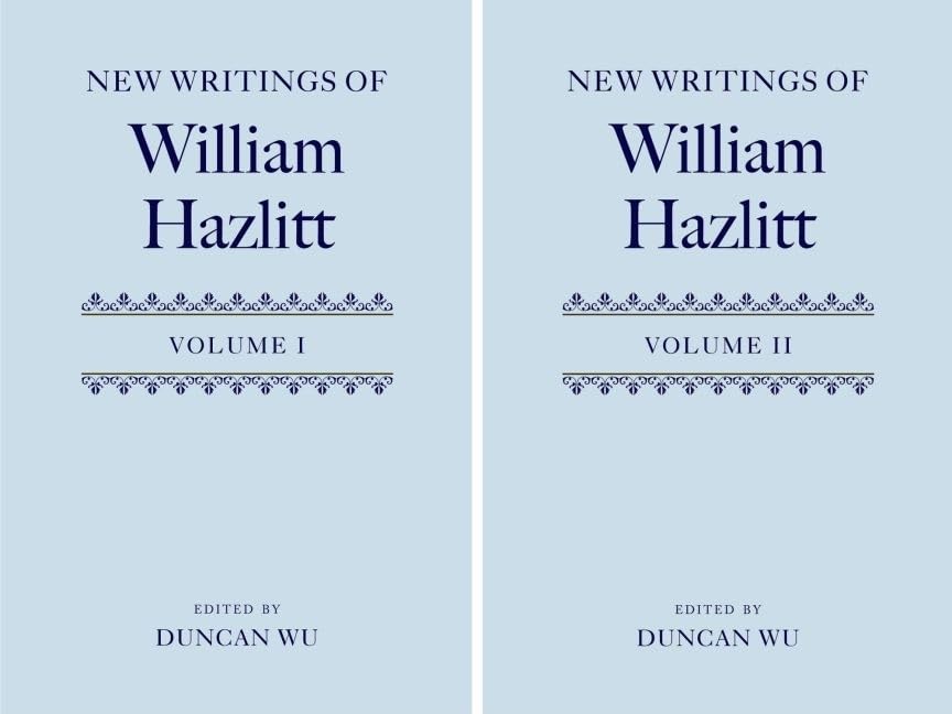 New Writings of William Hazlitt,Used