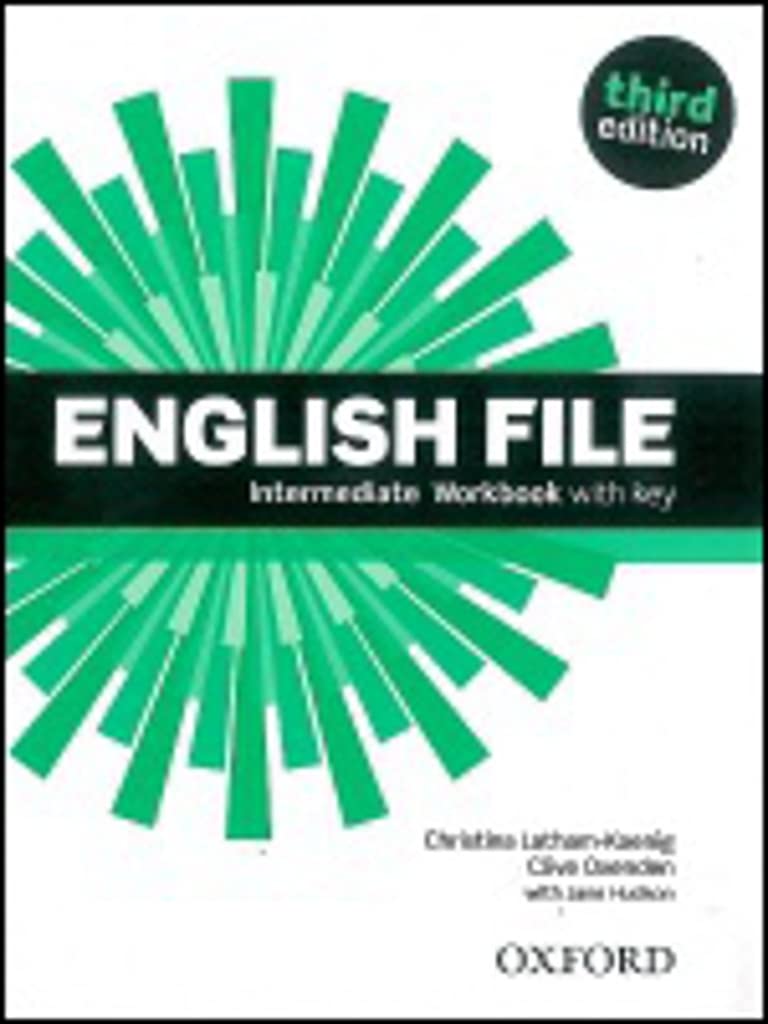 English File 3rd Edition Intermediate. Workbook with Key,Used