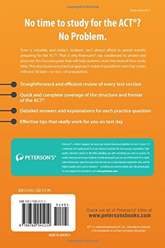 ACT Prep Guide ASAP: The Ultimate QuickStudy Guide,Used