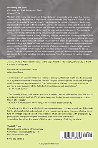 Furnishing the Mind: Concepts and Their Perceptual Basis (Representation and Mind series),Used