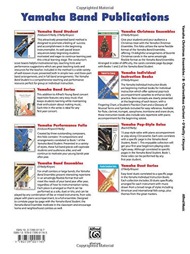 Yamaha Christmas Ensembles: Clarinet, Bass Clarinet (Yamaha Band Method),Used