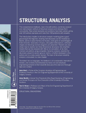 Structural Analysis: A Unified Classical and Matrix Approach,Used