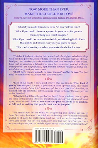The Choice for Love: Entering into a New, Enlightened Relationship with Yourself, Others & the World,Used