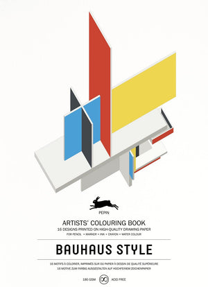 Bauhaus Style: Artists' Colouring Book (Multilingual Edition),Used