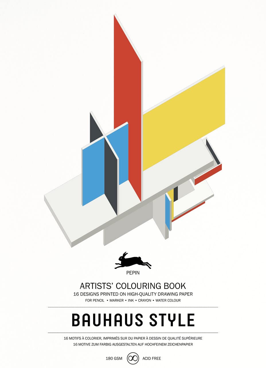 Bauhaus Style: Artists' Colouring Book (Multilingual Edition),Used