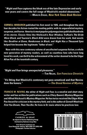 Night And Fear: A Centenary Collection Of Stories,Used