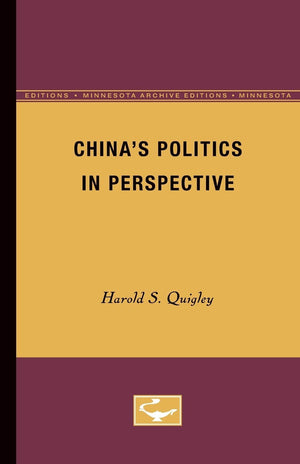 Chinas Politics In Perspective (Minnesota Archive Editions),Used