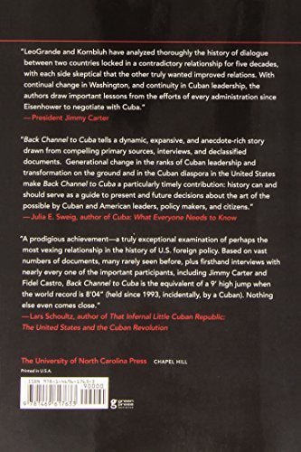 Back Channel to Cuba: The Hidden History of Negotiations between Washington and Havana,Used
