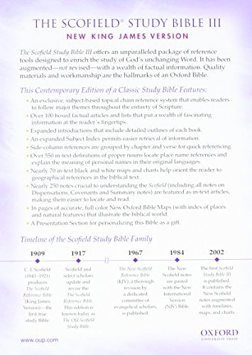 The Scofield Study Bible III, NKJV (Indexed),Used