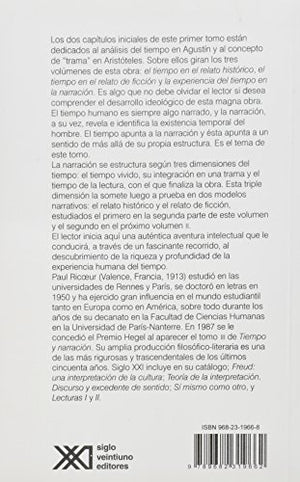 Tiempo y narracin. I: Configuracin del tiempo en el relato histrico (Spanish Edition),Used