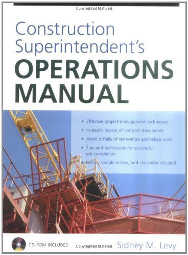 Construction Superintendent's Operations Manual,Used