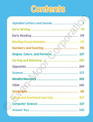 EvanMoor Top Student, Grade Pre K Workbook (EMC9319),Used
