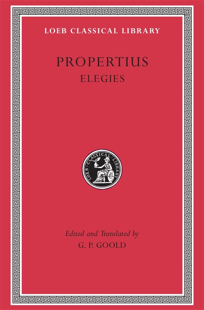 Propertius, Elegies (Loeb Classical Library No. 18),Used