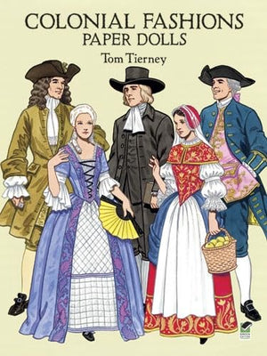 Colonial Fashions Paper Dolls (Dover Paper Dolls),Used