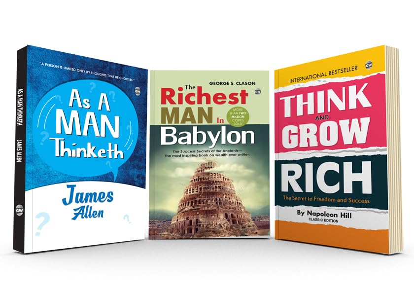The Total Success Toolkit : Think & Grow Rich, The Richest Man In Babylon And As A Man Thinketh | Motivational Wealth Books | Combo Of 3 Novels