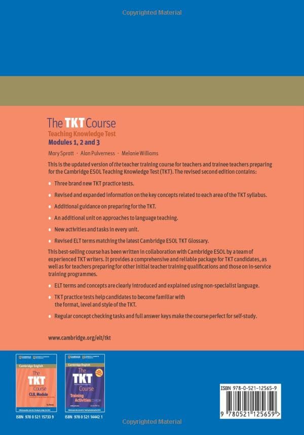 The Tkt Course Modules 1, 2 And 3,Used