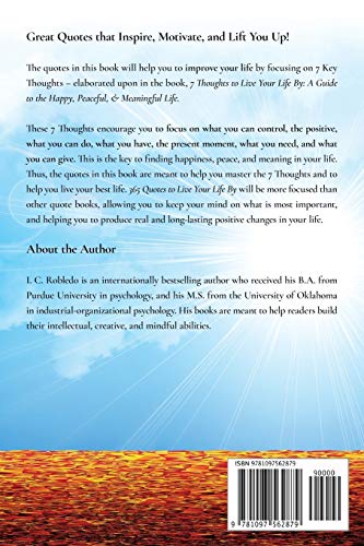 365 Quotes to Live Your Life By: Powerful, Inspiring, & LifeChanging Words of Wisdom to Brighten Up Your Days (Master Your Mind,Used