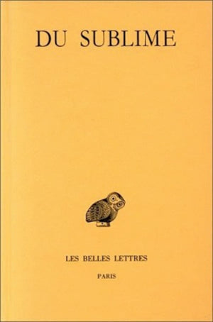 Du Sublime (Collection Des Universites de France Serie Grecque) (French Edition),Used