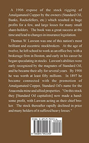 Frenzied Finance: The Crime of Amalgamated,Used