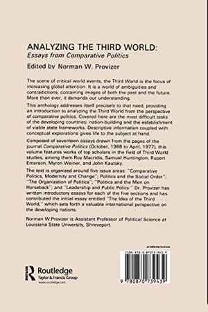 Analyzing the Third World: Essays from Comparative Politics,Used